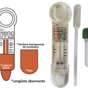 DETECTA 7 DROGAS SON:COC-THC-BZN-MET/AMP/XTC- OPI